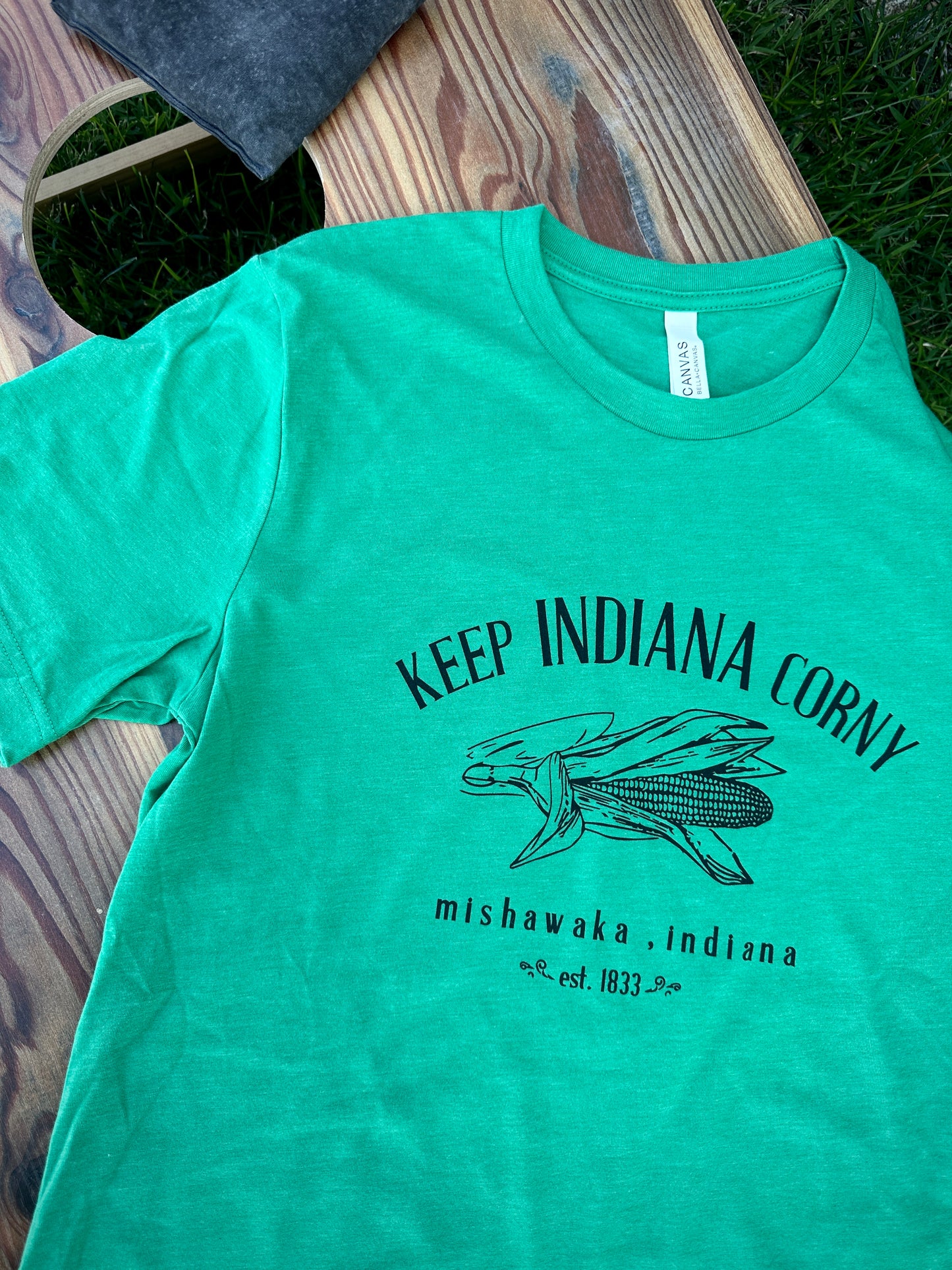 Kelly green keep indiana corny