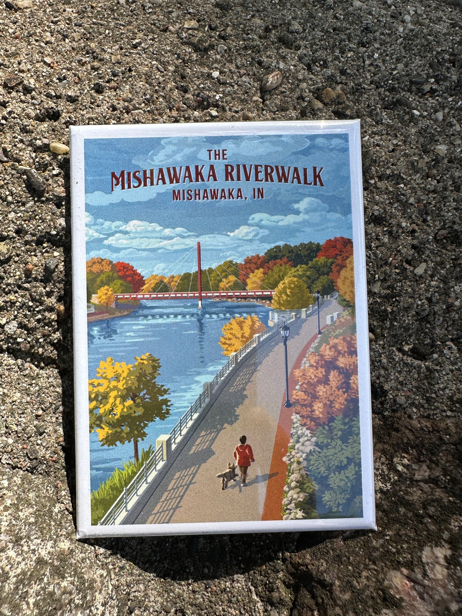 mishawaka indiana riverwalk magnet