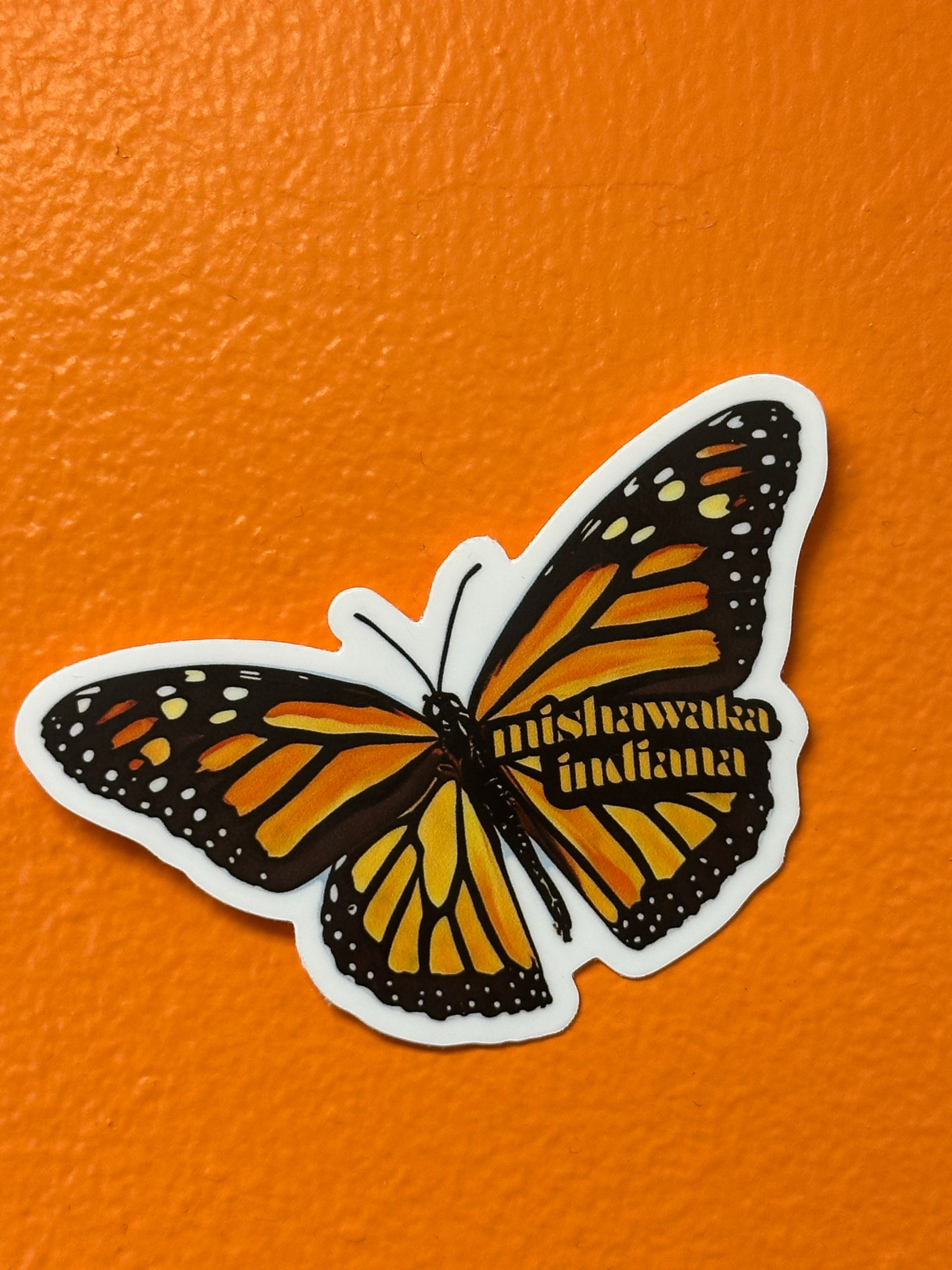 monarch butterfly mishawaka indiana sticker