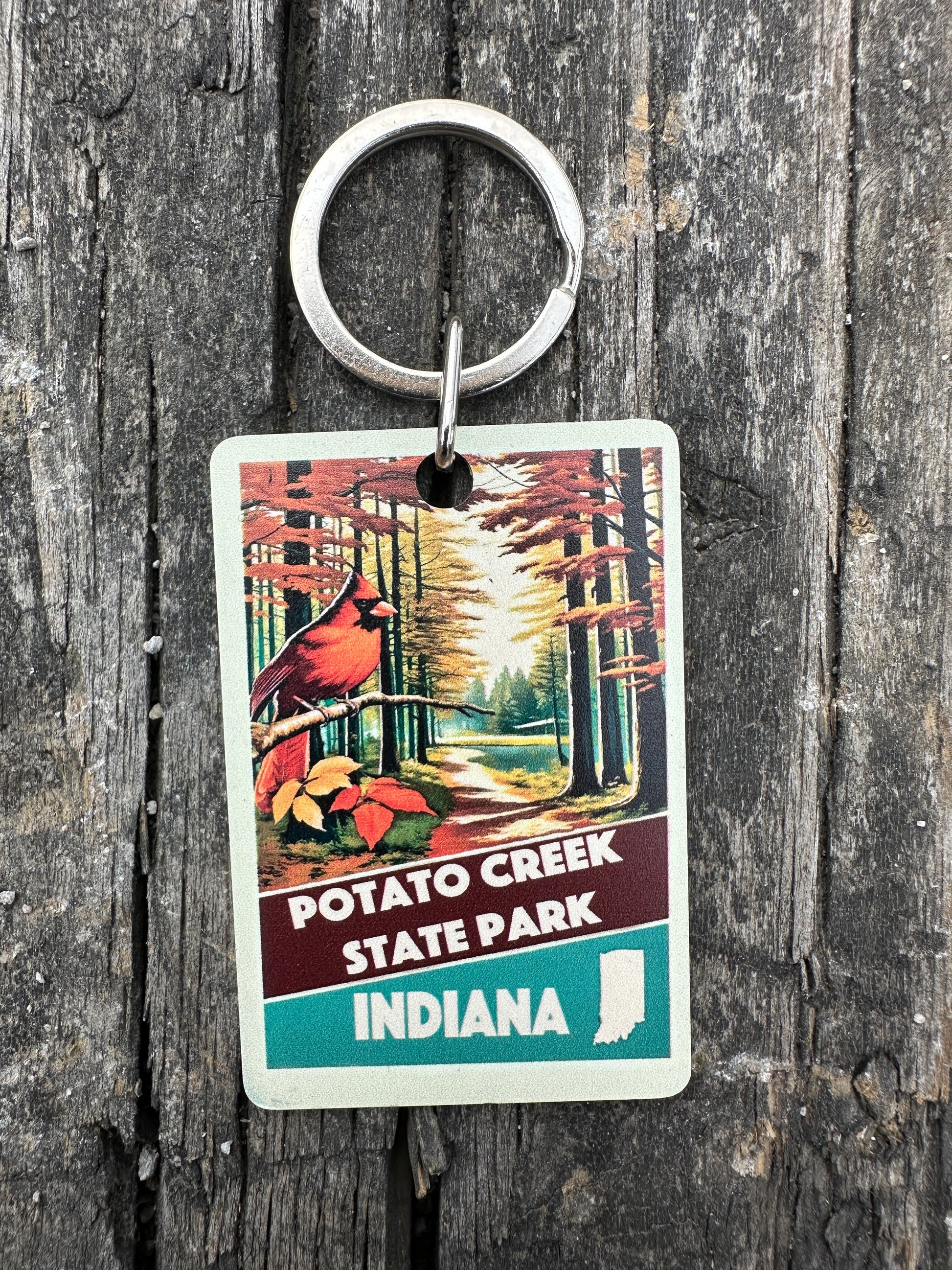 potato creek state park keychain