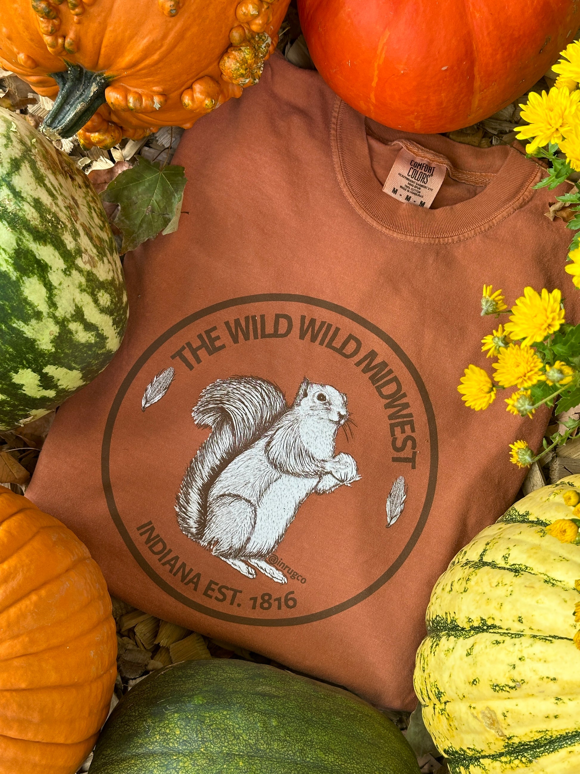 the wild wild midwest squirrel shirt inrugco