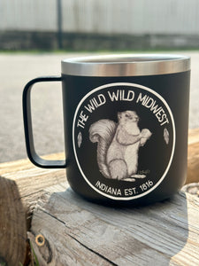 wild wild midwest squirrel sticker