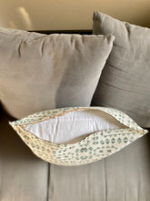 Load image into Gallery viewer, 18&quot; Green Primitive Print Pillow Covers - InRugCo Studio &amp; Gift Shop