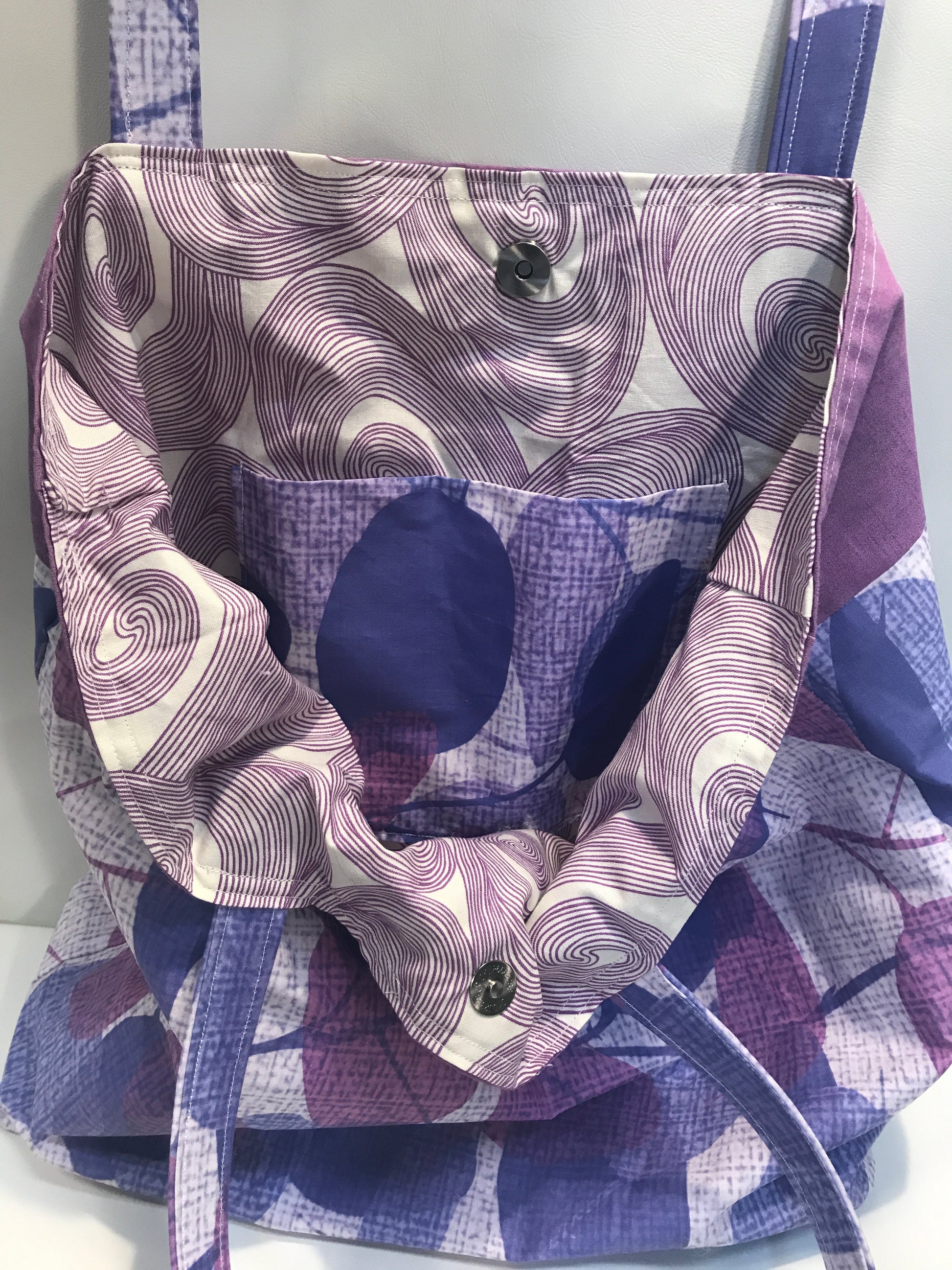 Purple Leaves Okinawa Tote - InRugCo Studio & Gift Shop