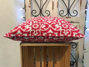 18" Red & Grey Pillow Covers - InRugCo Studio & Gift Shop