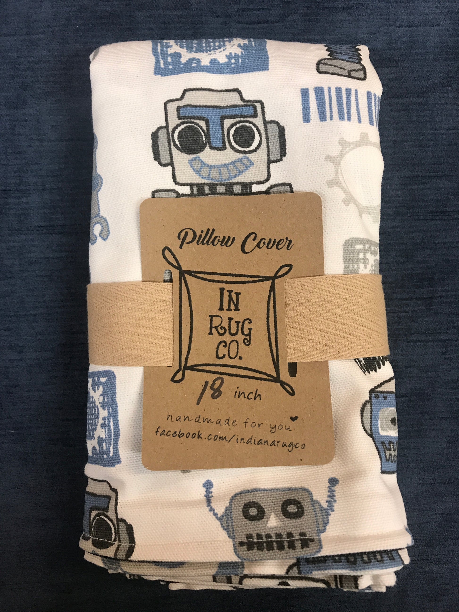 18" Robot Gear Pillow Covers - InRugCo Studio & Gift Shop