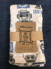 Load image into Gallery viewer, 18&quot; Robot Gear Pillow Covers - InRugCo Studio &amp; Gift Shop