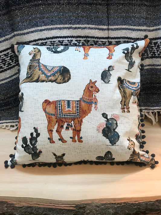 20" Llama Pillow - InRugCo Studio & Gift Shop