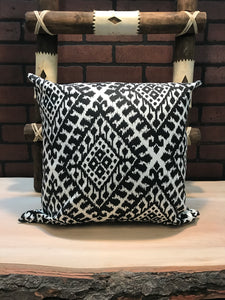 18" Gypsy Black & White Pillow Covers - InRugCo Studio & Gift Shop