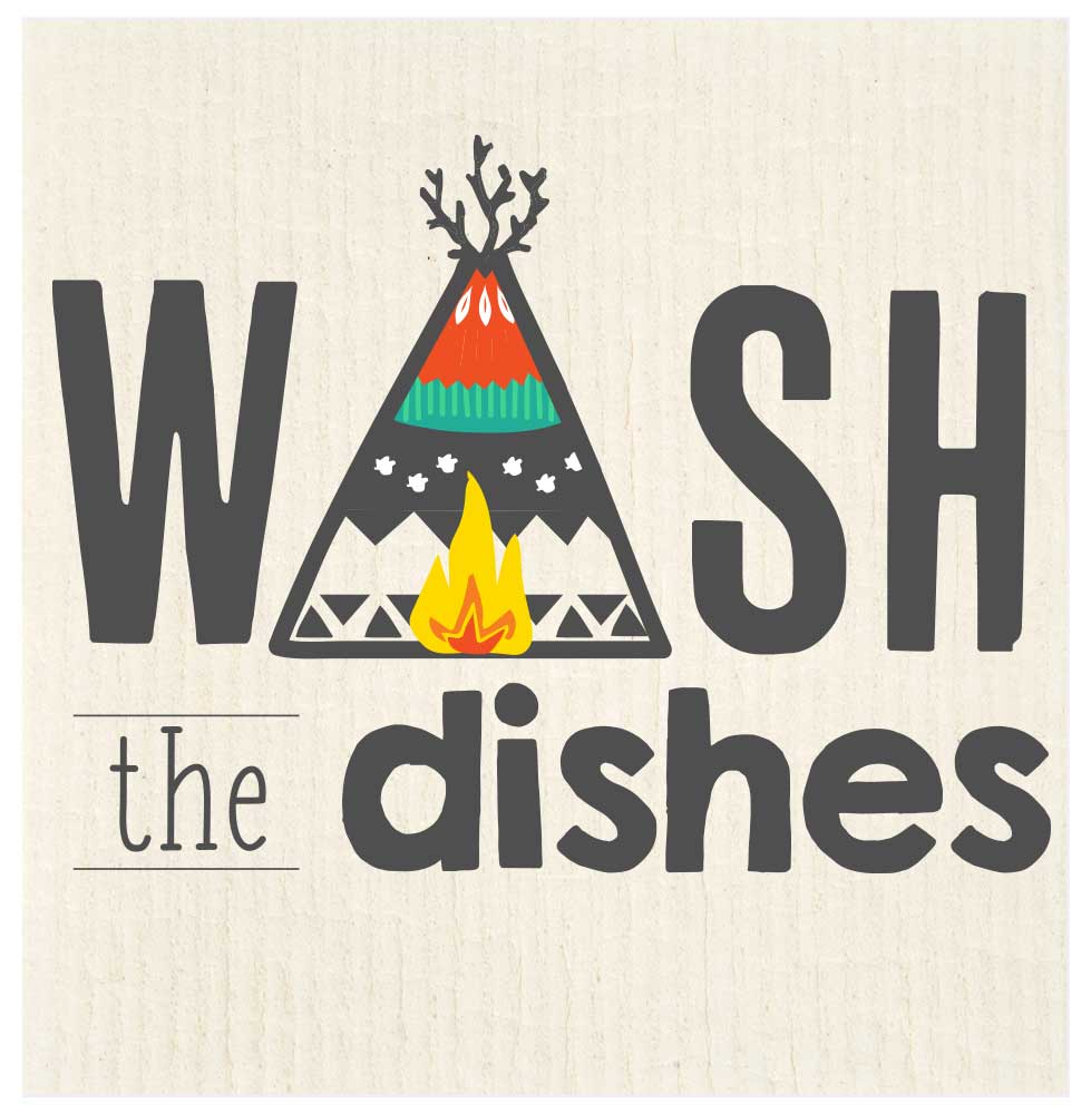 swedish dishcloth wash the dishes teepee studio potluck press sd132