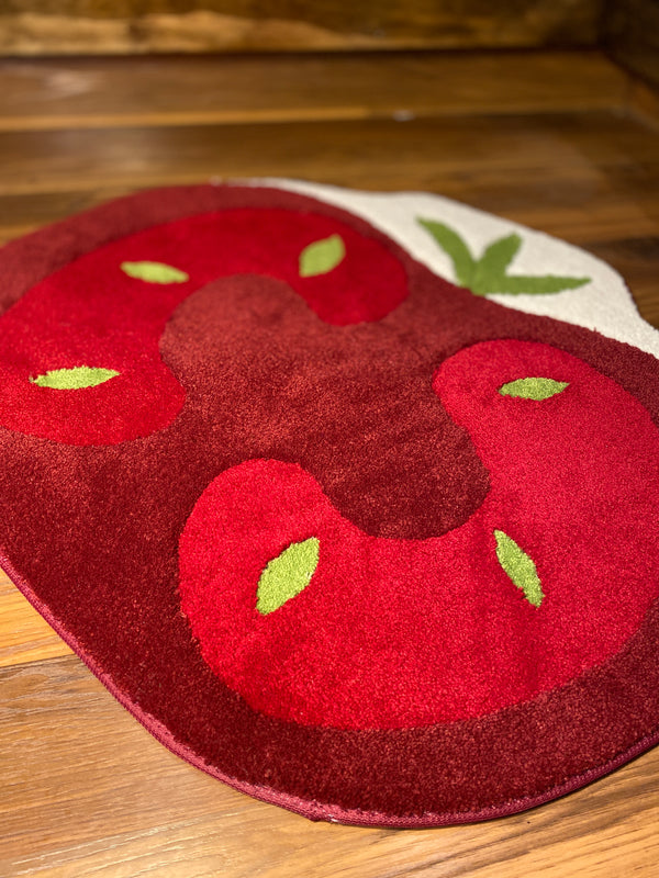 Tomatillo Rugs Tomato Area Rug | Unique Area Rug | InRugCo Studio & Gift Shop