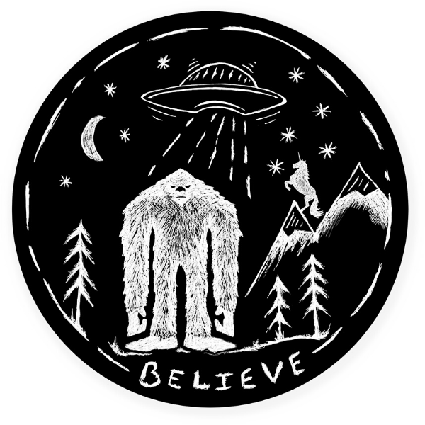 believe vinyl sticker