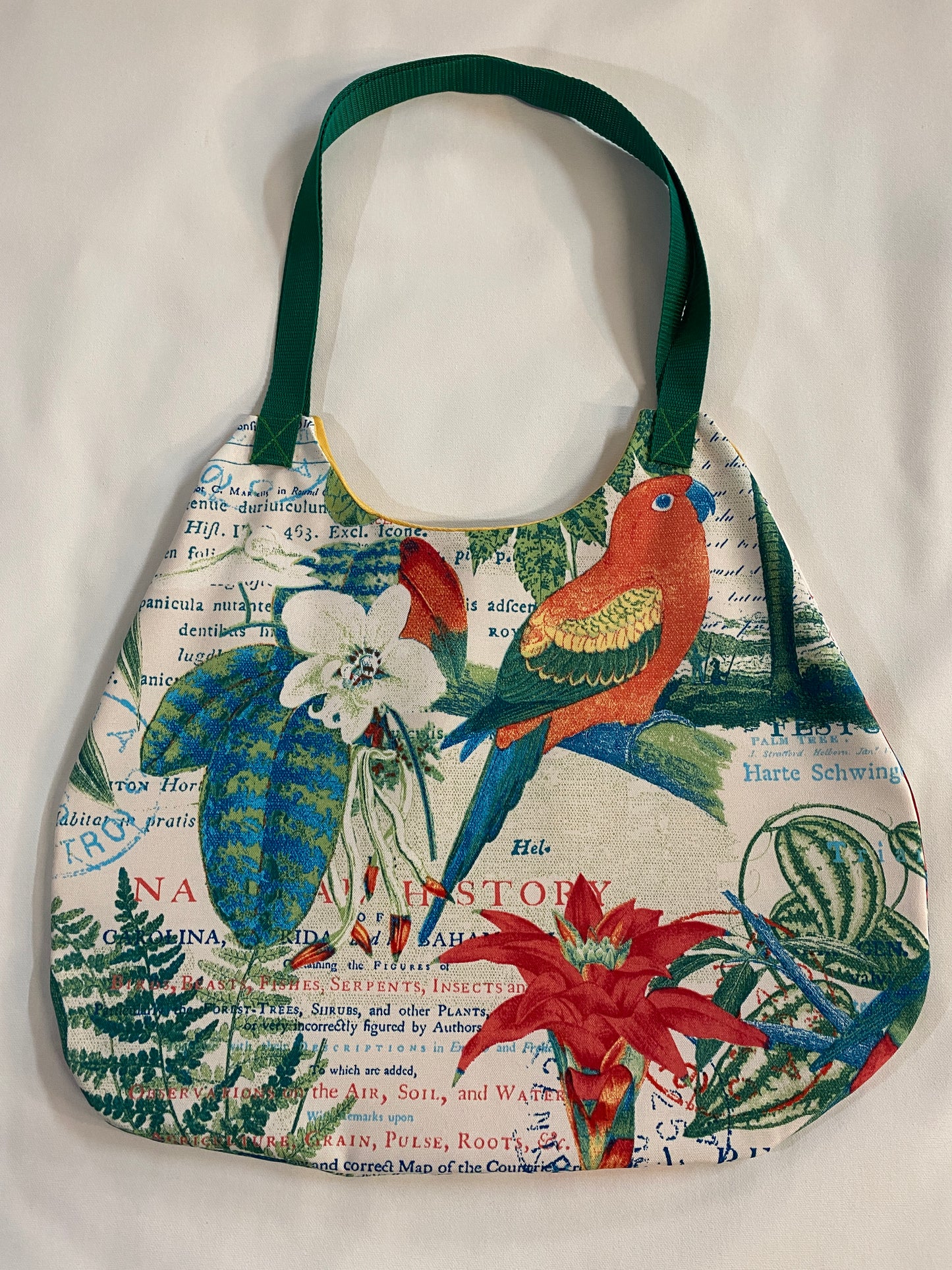 Tropical Birds Market Bag - InRugCo Studio & Gift Shop