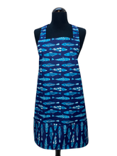 Load image into Gallery viewer, Blue Fish Apron - InRugCo Studio &amp; Gift Shop
