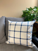Load image into Gallery viewer, 20&quot; Blue &amp; Light Grey Pattern Pillow Covers - InRugCo Studio &amp; Gift Shop