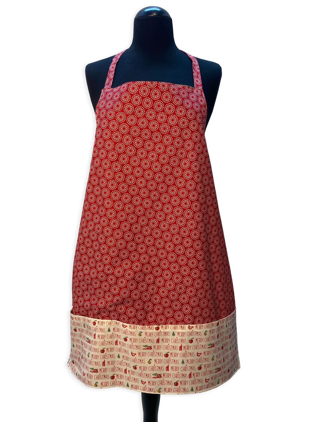boho merry Christmas apron inrugco