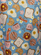 Load image into Gallery viewer, breakfast smilies fabric inrugco