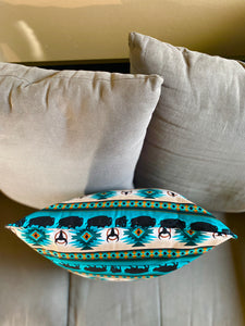 18" Navajo Buffalo Pillow Covers - InRugCo Studio & Gift Shop