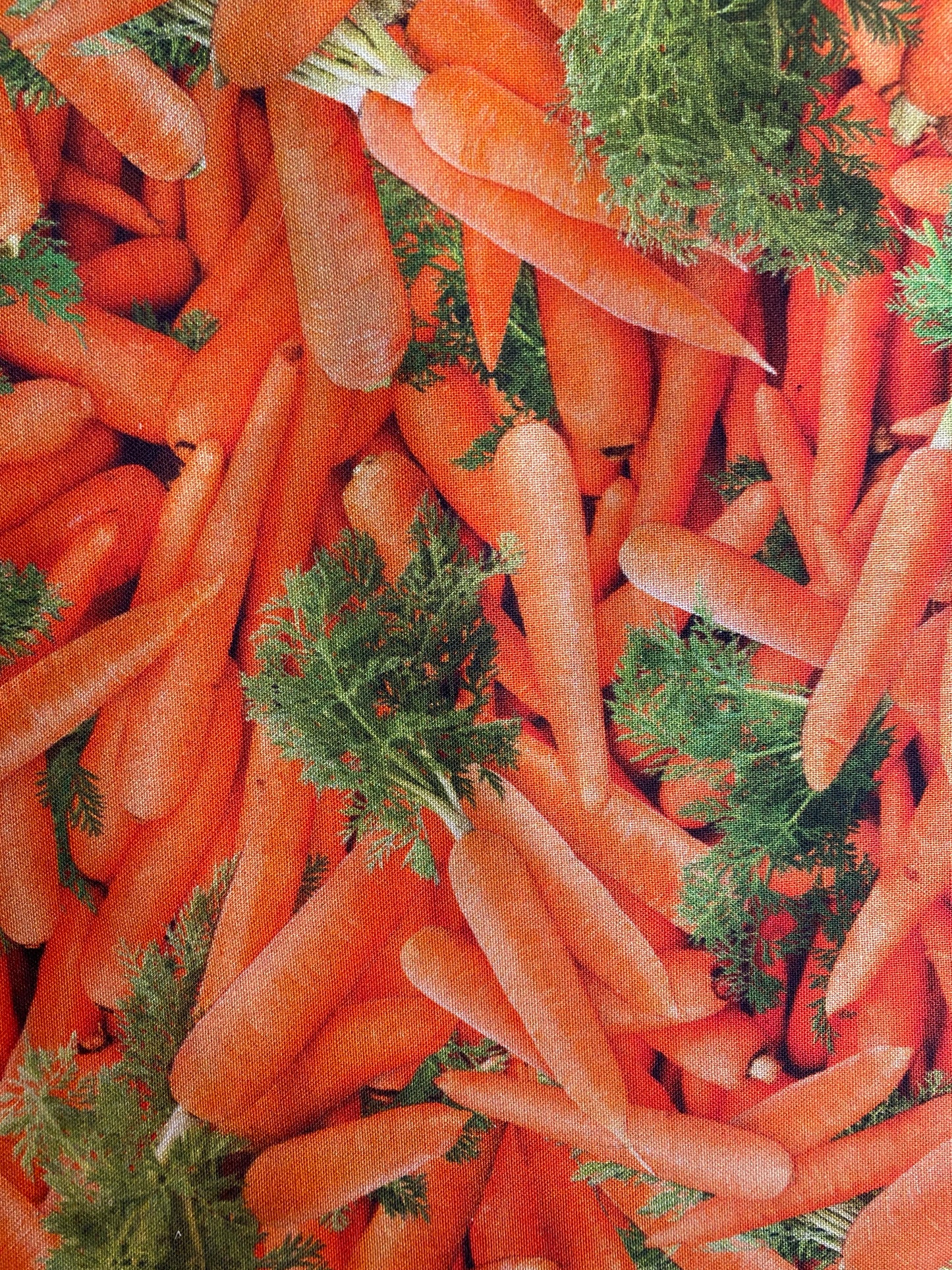 carrot market bag fabric