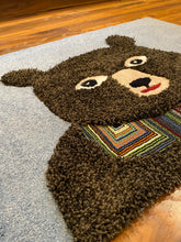 Load image into Gallery viewer, Christmas bear area rug indiana rug co