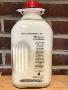 Half Gallon Whole Milk | Crystal Springs Creamery - InRugCo Studio & Gift Shop