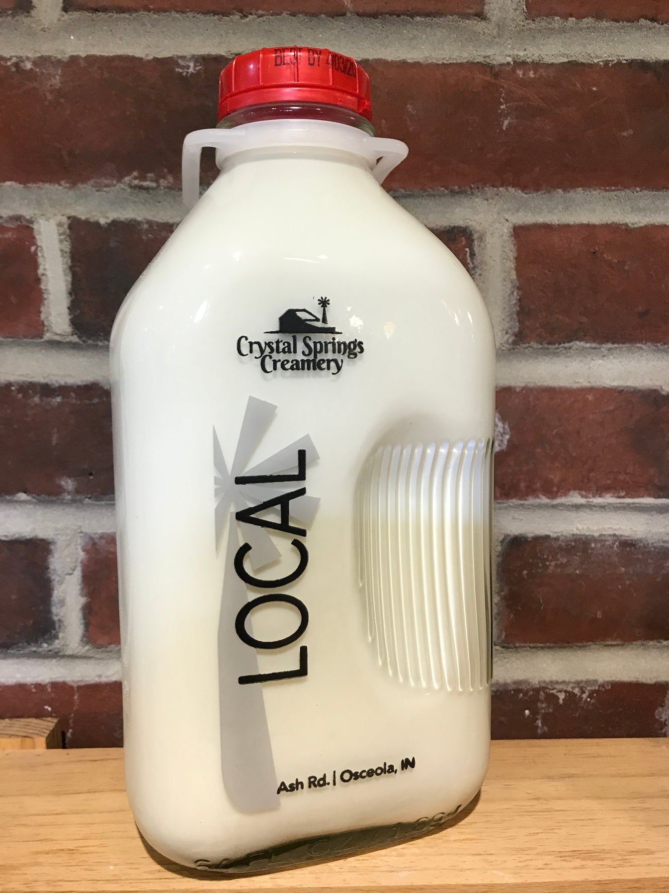 Crystal Springs Creamery Half Gallon Whole Milk InRugCo InRugCo