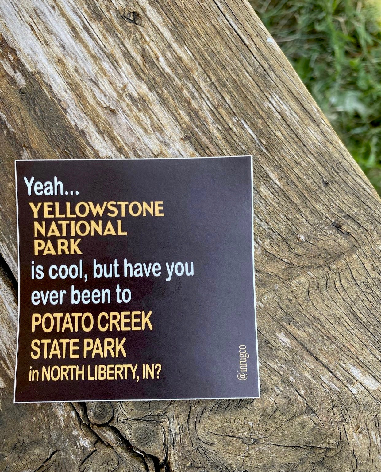 ever been to potato creek state park sticker