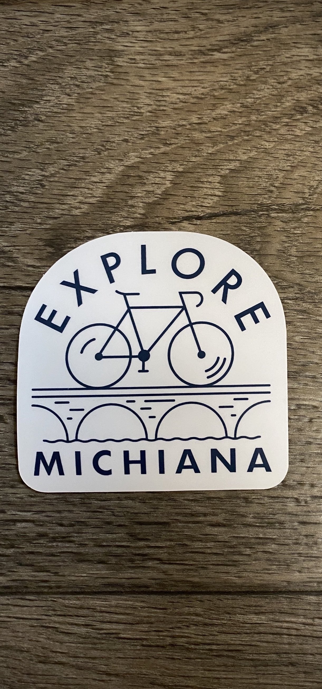 explore Michiana sticker