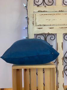 18" Solid Royal Blue Microsuede Pillow Covers - InRugCo Studio & Gift Shop