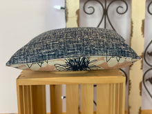 Load image into Gallery viewer, Lumbar (12&quot; x 16&quot;) Scribble Flower Pink &amp; Navy Pillow Cover - InRugCo Studio &amp; Gift Shop