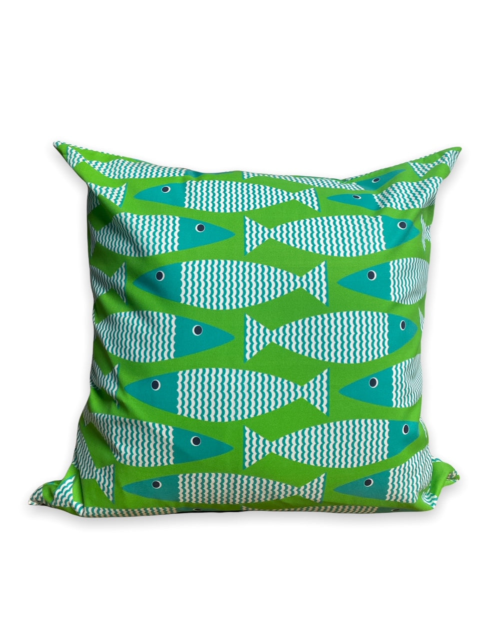 green fish pillows