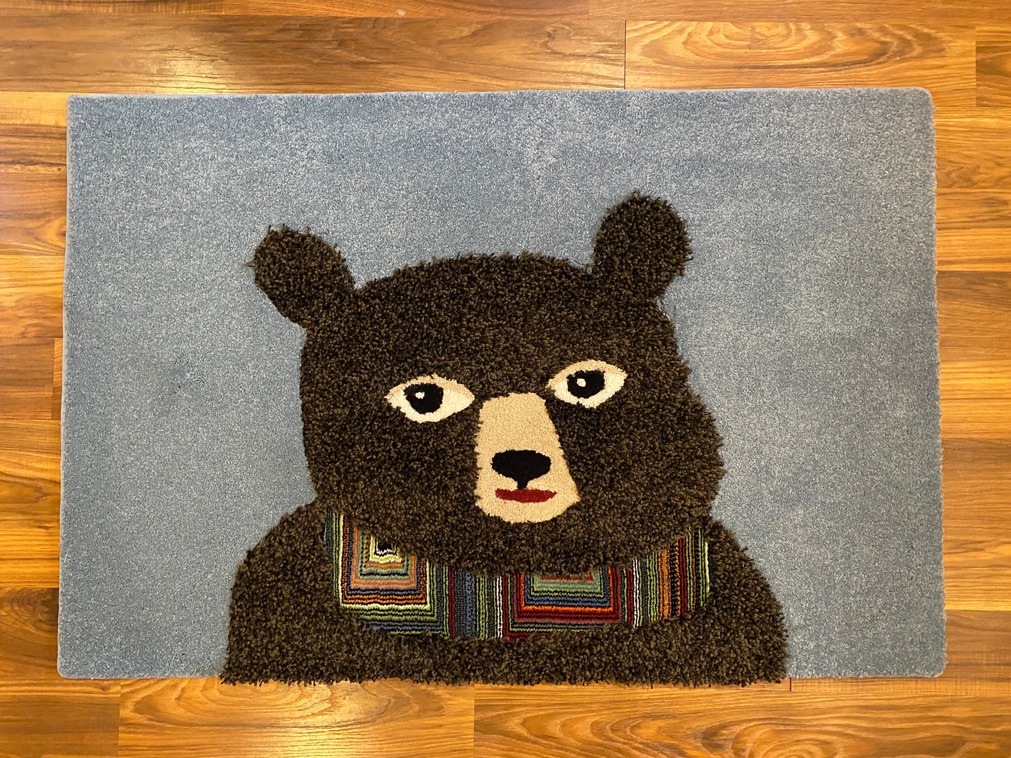 holiday bear area rug inrugco