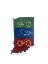 Load image into Gallery viewer, indiana bicycle sticker