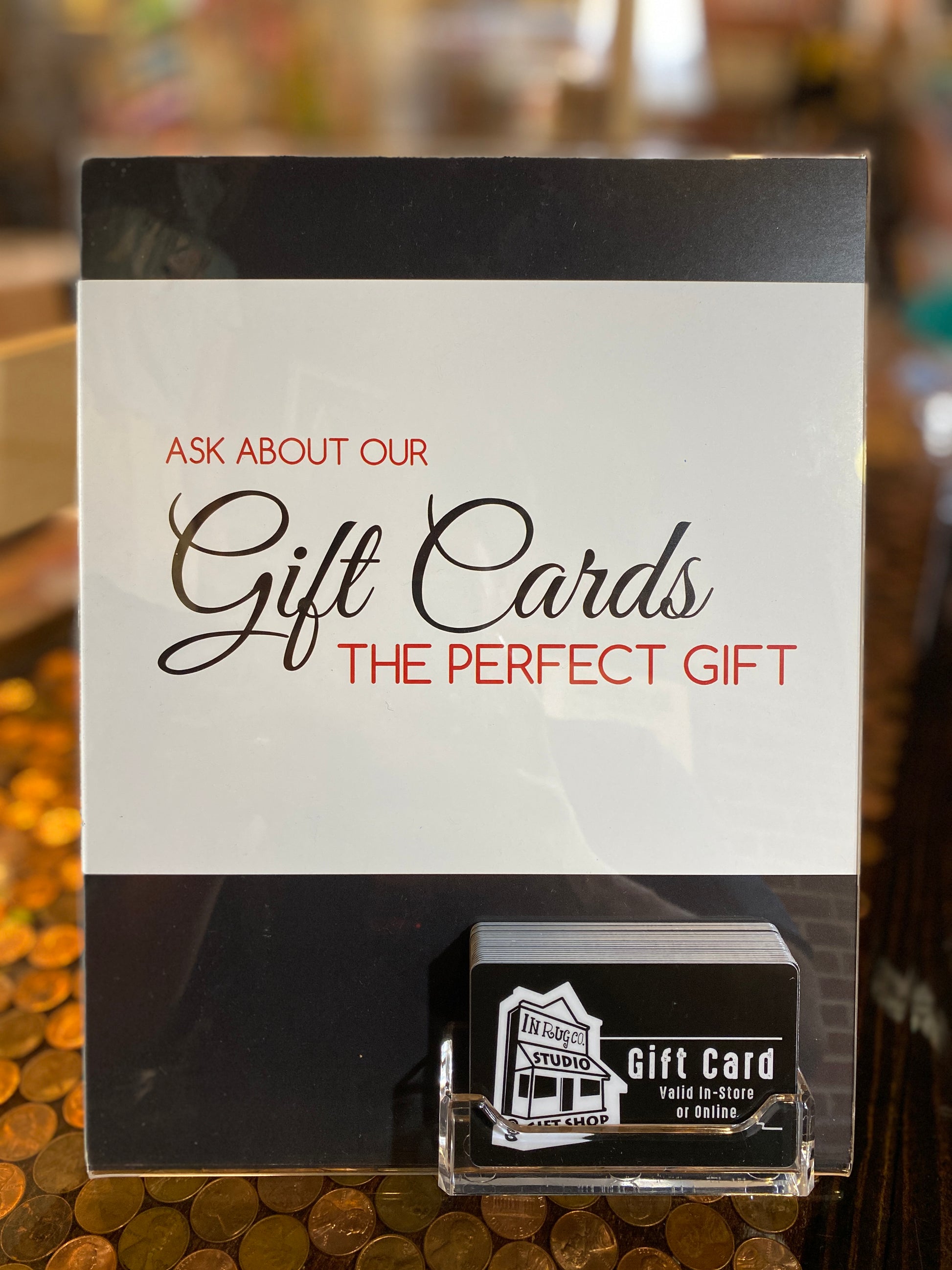 InRugCo Gift Card ($10, $25, $50, or $100)  Studio & Gift Shop – InRugCo  Studio & Gift Shop