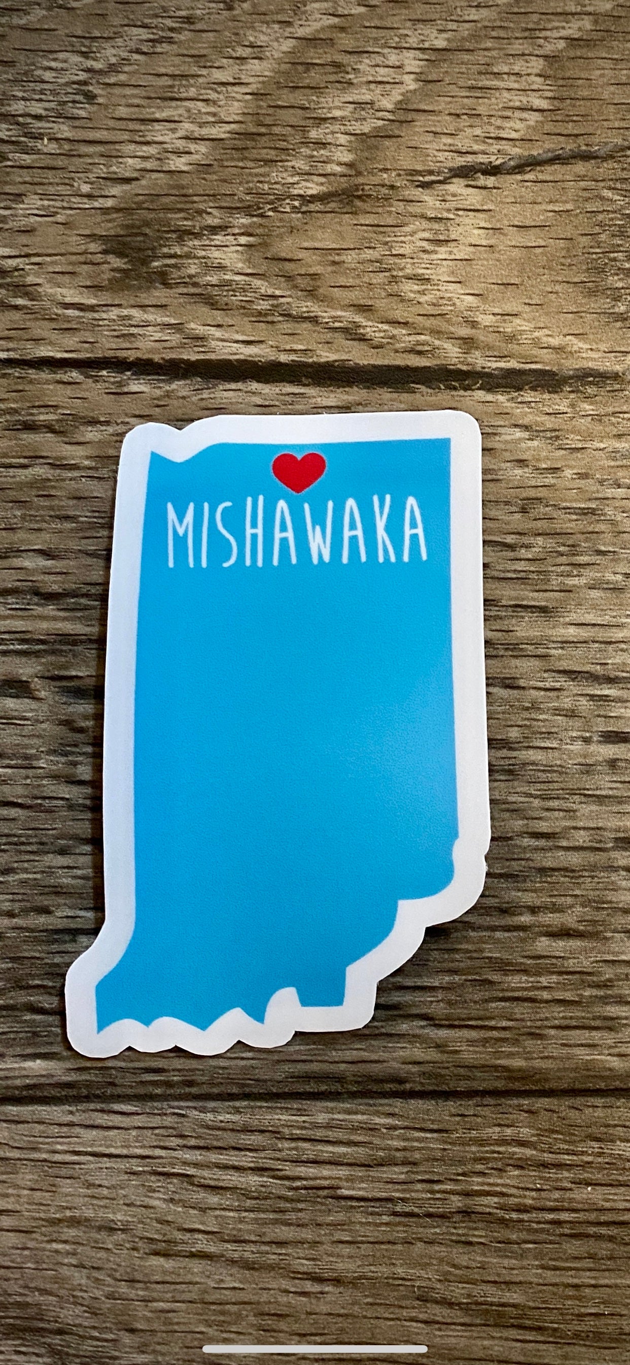 love Mishawaka Indiana sticker