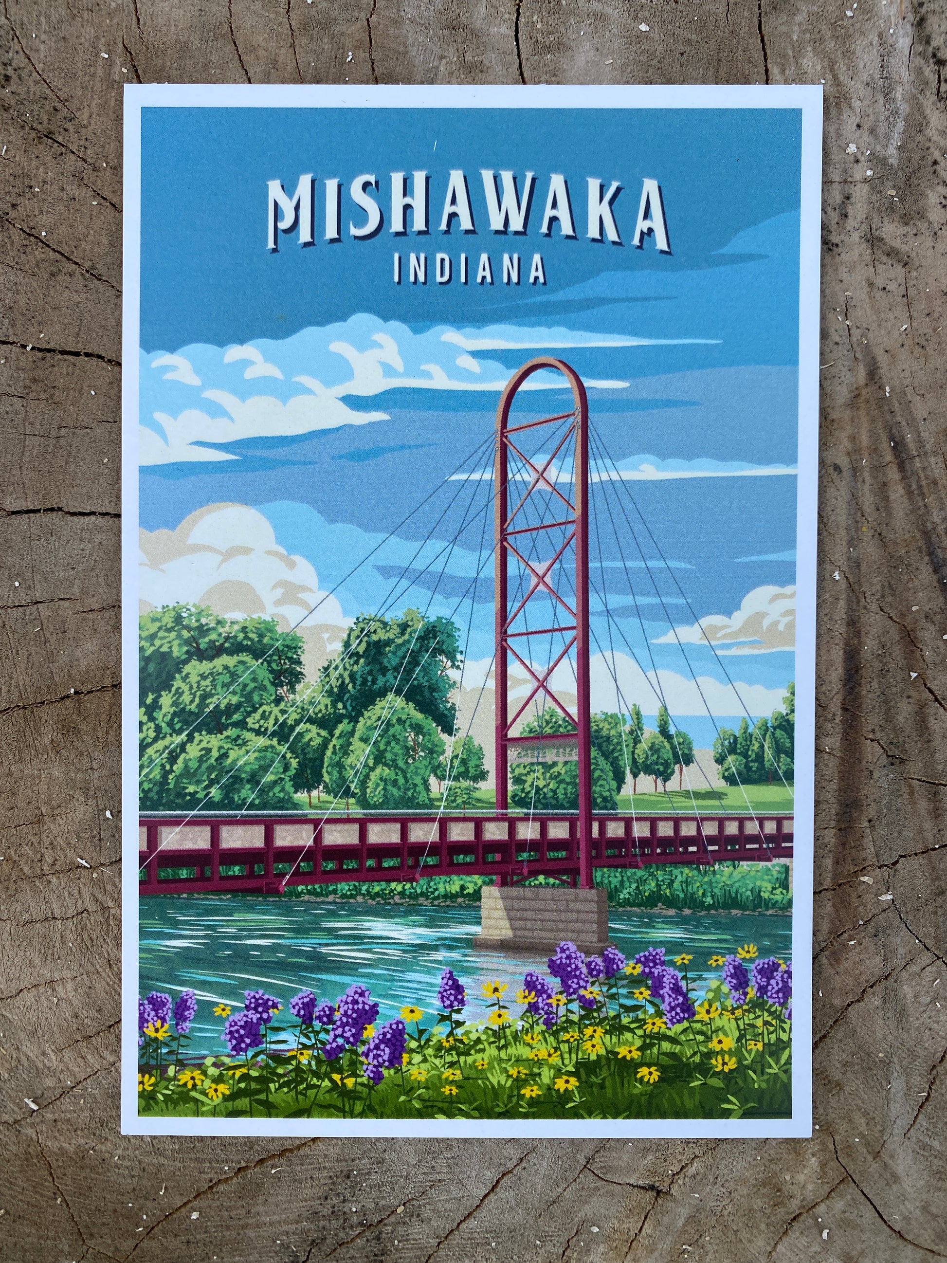 Mishawaka Indiana postcard
