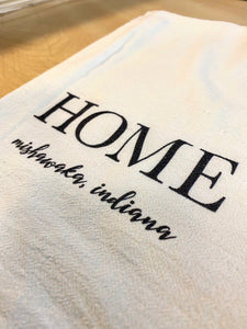 Mishawaka Indiana tea towel home