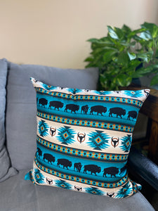 18" Navajo Buffalo Pillow Covers - InRugCo Studio & Gift Shop