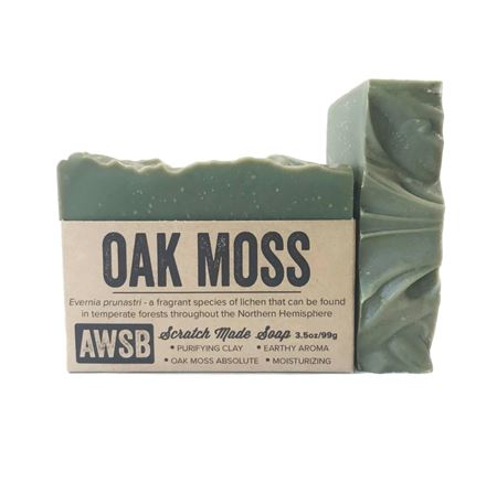 oak moss a wild soap bar