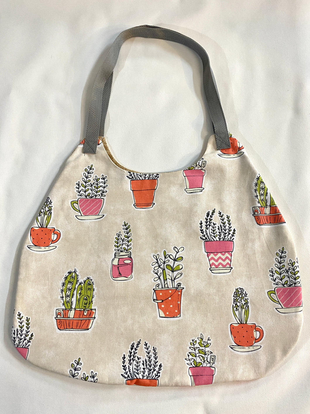 Plants & Funky Planters Market Bag - InRugCo Studio & Gift Shop