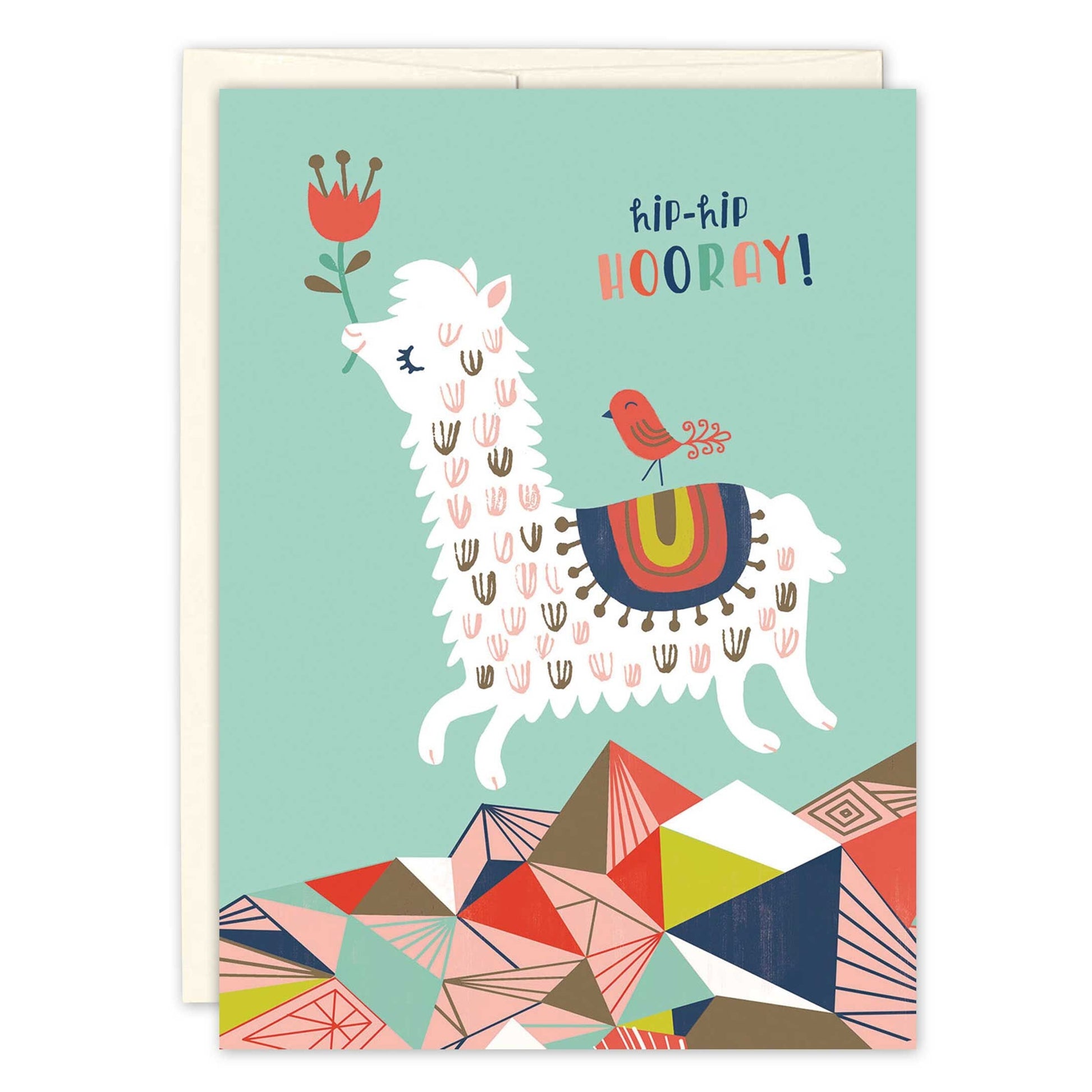 prancing llama card