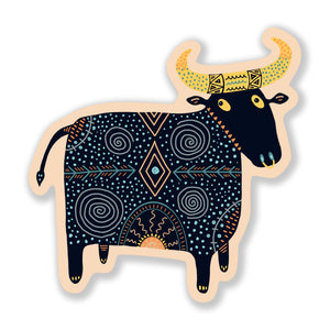 primitive bull mn nice enough sticker