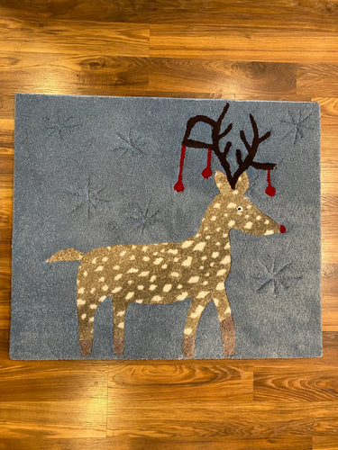 reindeer area rug inrugco