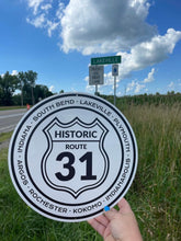 Load image into Gallery viewer, route 31 indiana sign