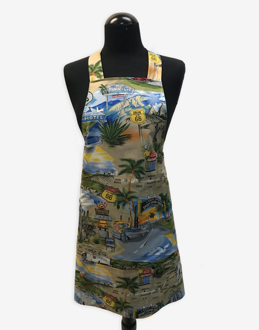 Route 66 Highway Apron - InRugCo Studio & Gift Shop