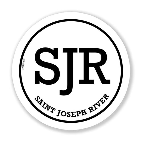 Saint Joseph River SJR sticker
