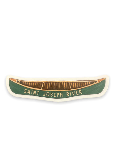 saint Joseph river canoe sticker