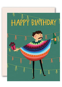 serape birthday greeting card