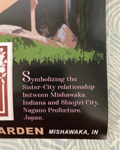 Load image into Gallery viewer, shiojiri garden mishawaka poster inrugco