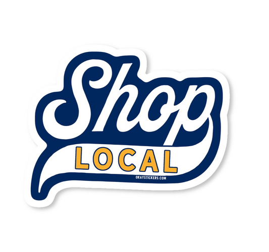 shop local sticker